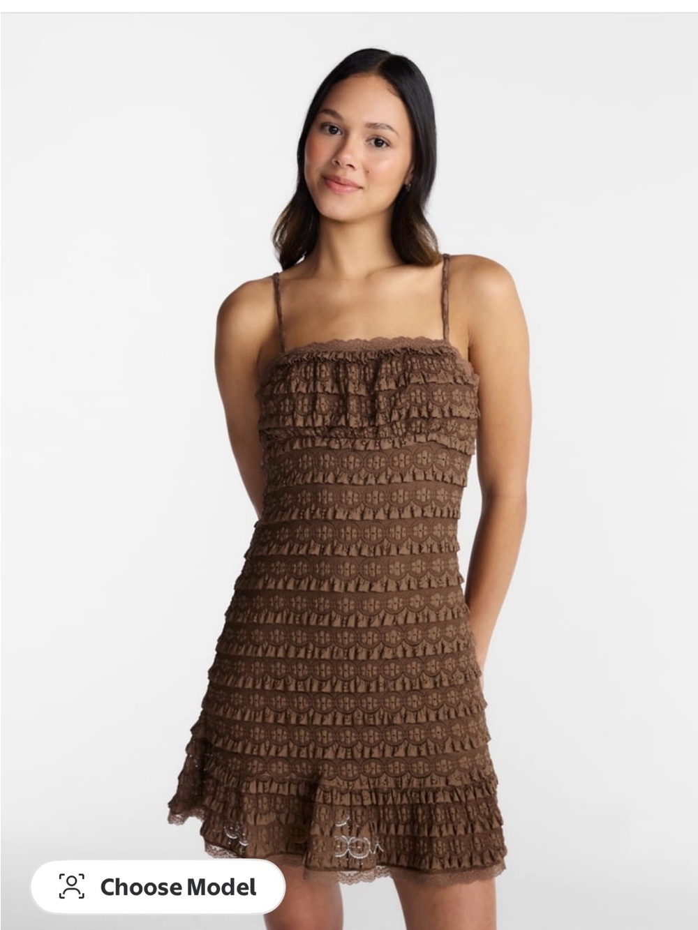 No Boundaries Lace Ruffle Mini Dress Women's XXL Size 20 NWT